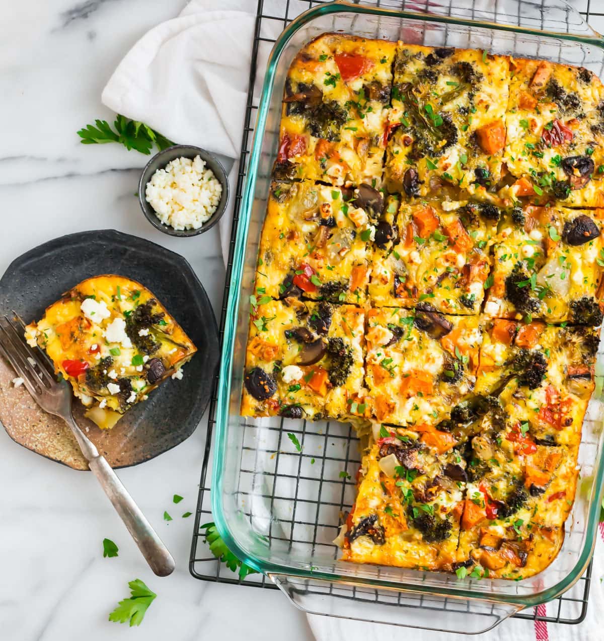 Healthy Egg Casserole (Egg Bake)