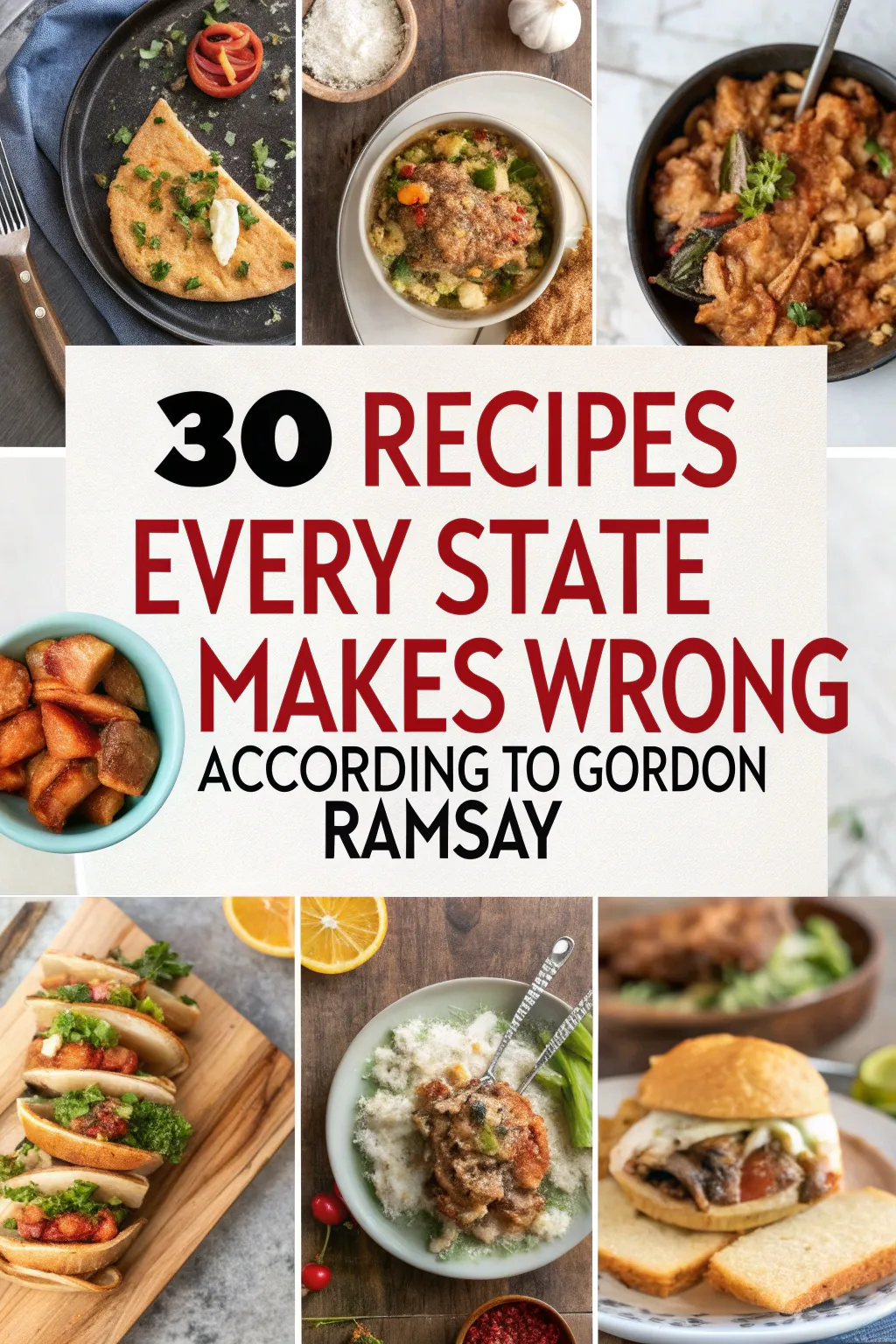30 Recipes Every State Makes Wrong According to Gordon Ramsay