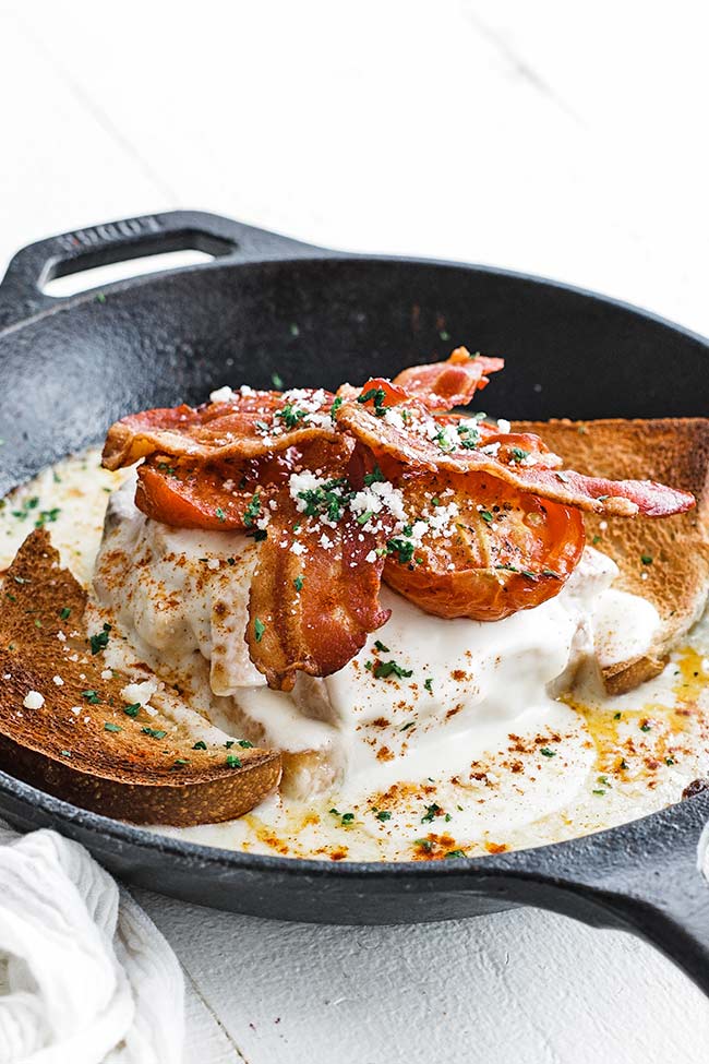 a delicious Kentucky Hot Brown with recipe