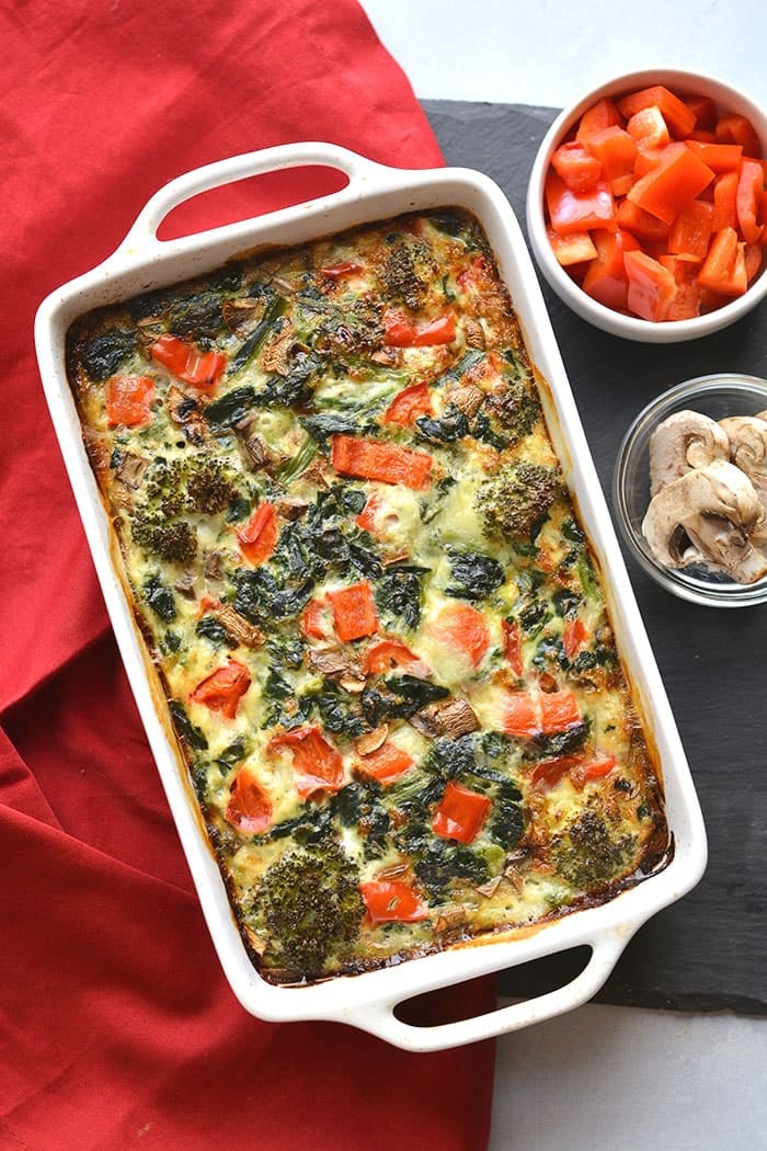 Healthy Egg Casserole (Egg Bake)
