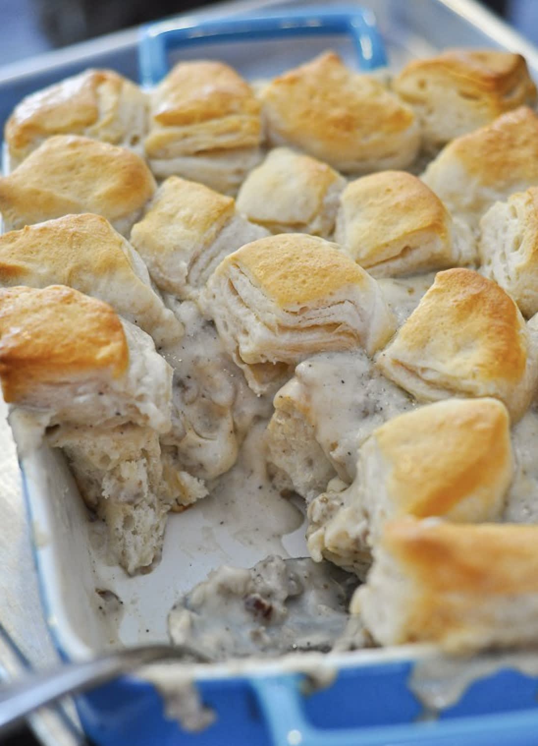 Biscuits and Gravy Casserole