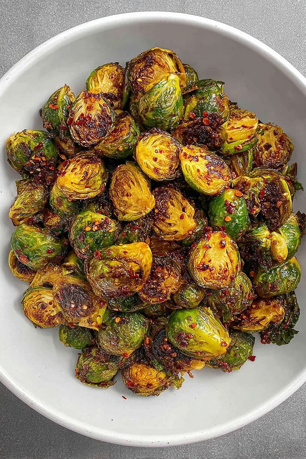 Hot Honey Brown Butter Brussels Sprouts