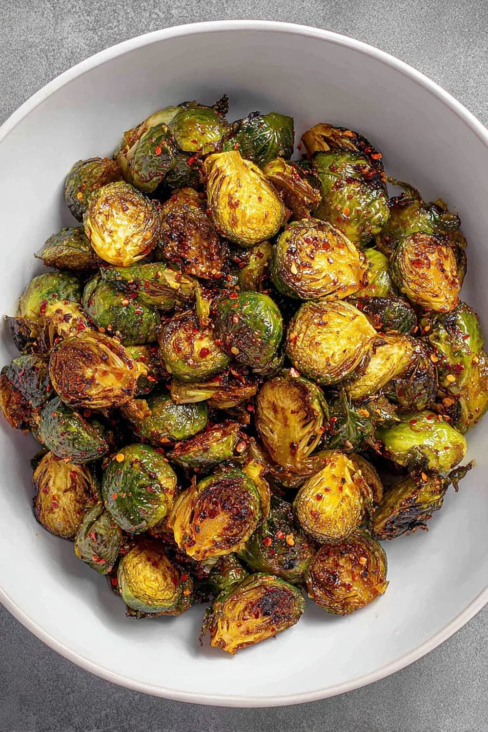 Hot Honey Brown Butter Brussels Sprouts