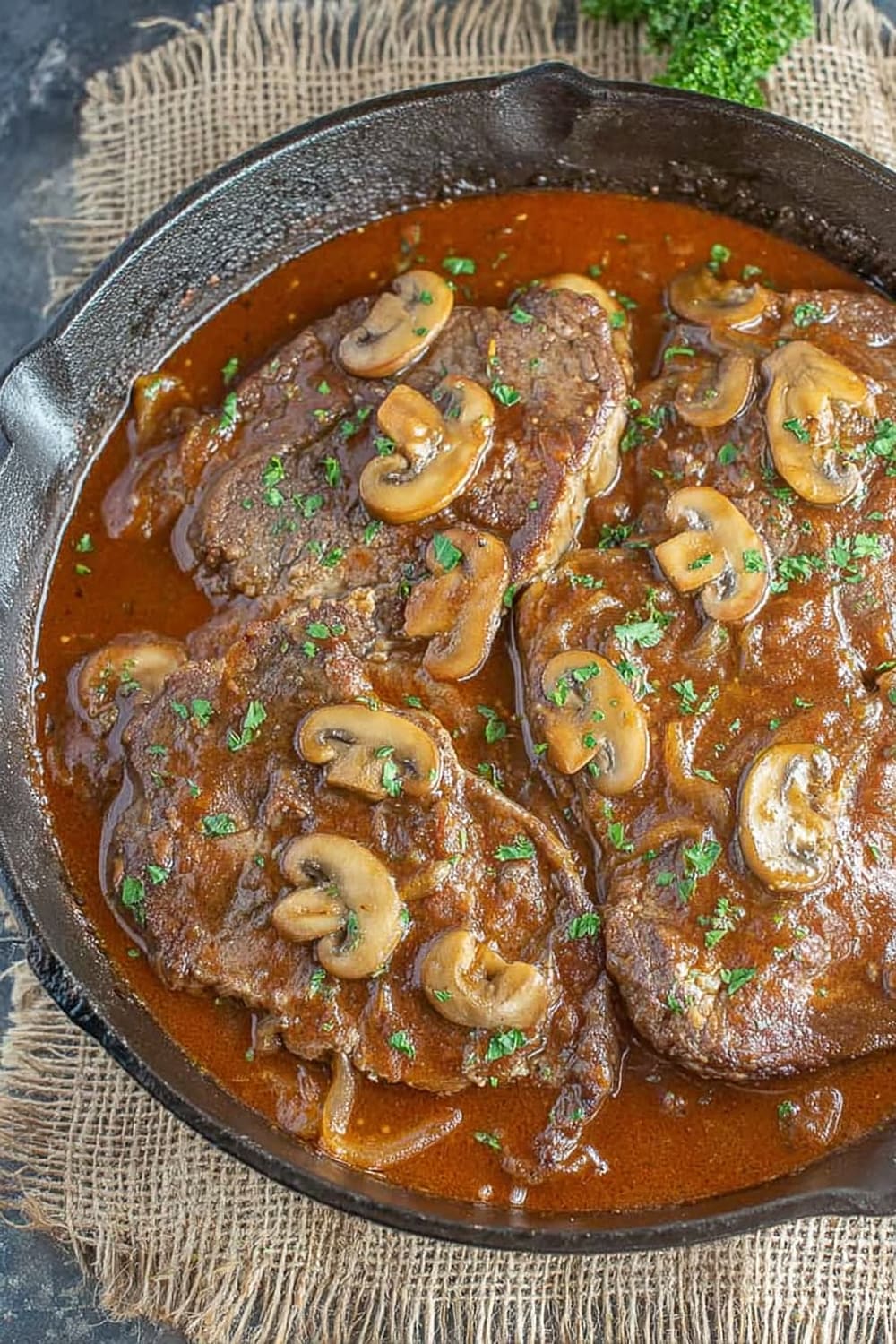 Mushroom Swiss Steak
