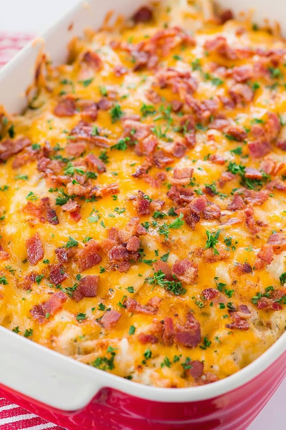 Cheesy Chicken Bacon Ranch Casserole