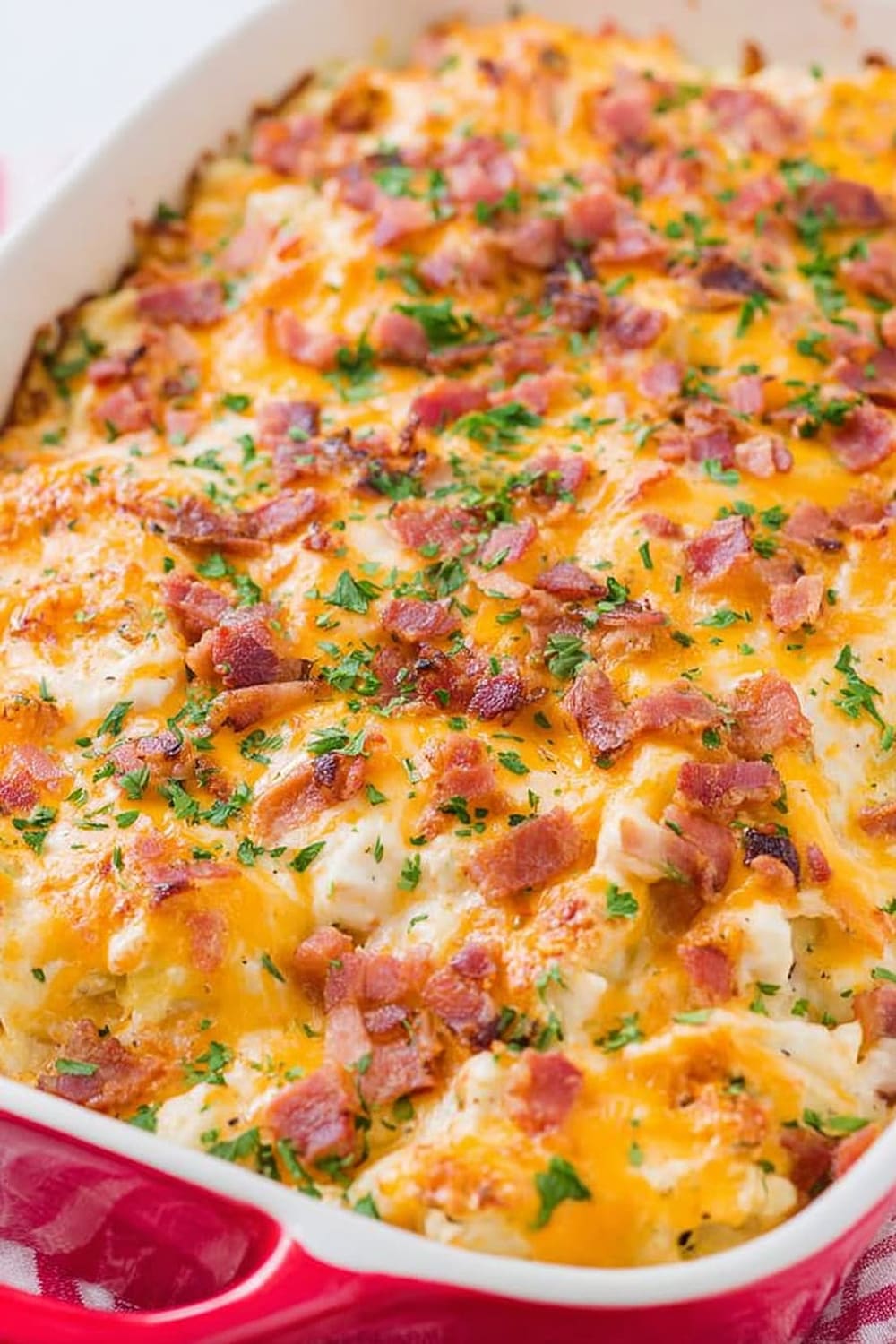 Cheesy Chicken Bacon Ranch Casserole