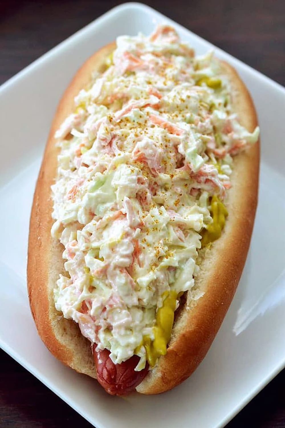 Easy Southern Hot Dog Slaw Recipe (Carolina Coleslaw)