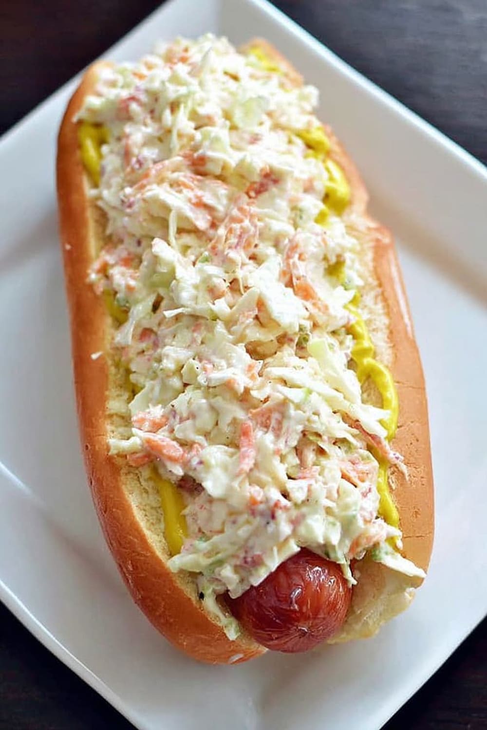 Easy Southern Hot Dog Slaw Recipe (Carolina Coleslaw)