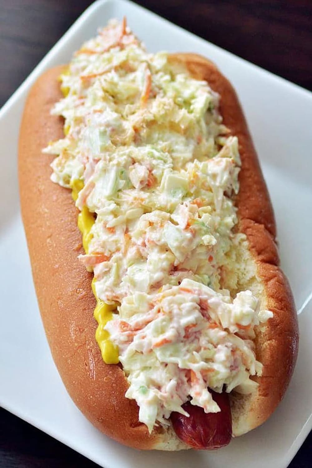 Easy Southern Hot Dog Slaw Recipe (Carolina Coleslaw)