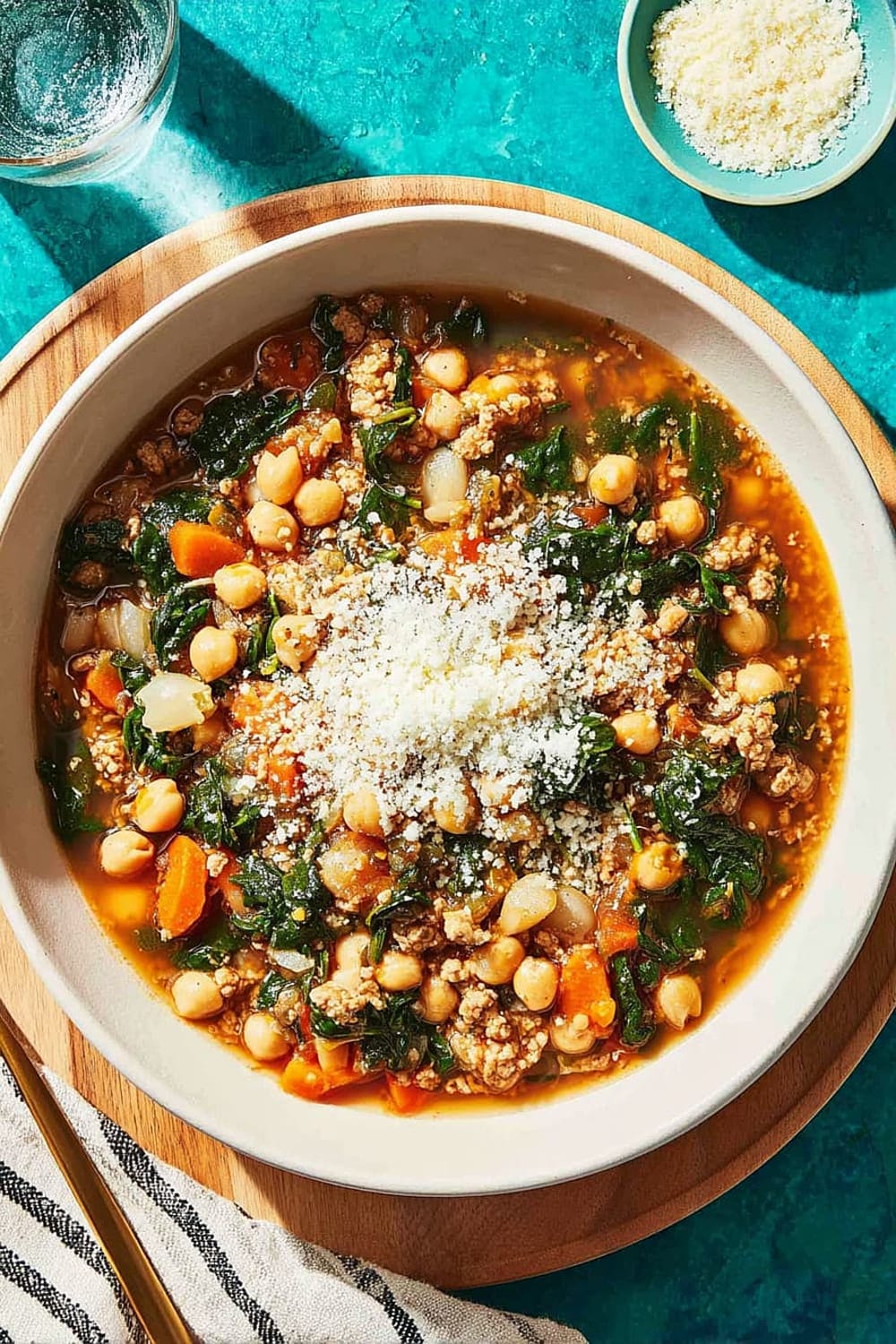 Hearty Chickpea & Spinach Stew