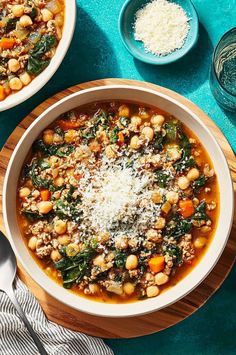 Hearty Chickpea & Spinach Stew