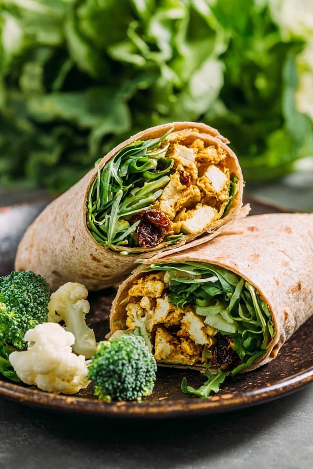 Coconut Curry Salad Wrap