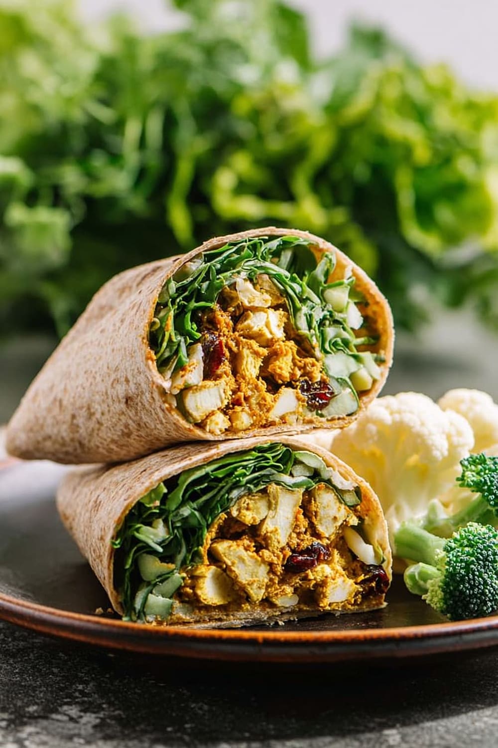 Coconut Curry Salad Wrap
