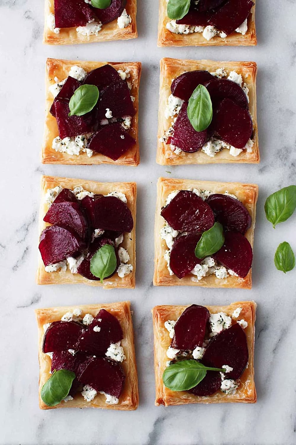 Beet and Goat Cheese Tart (5 ingredients!)
