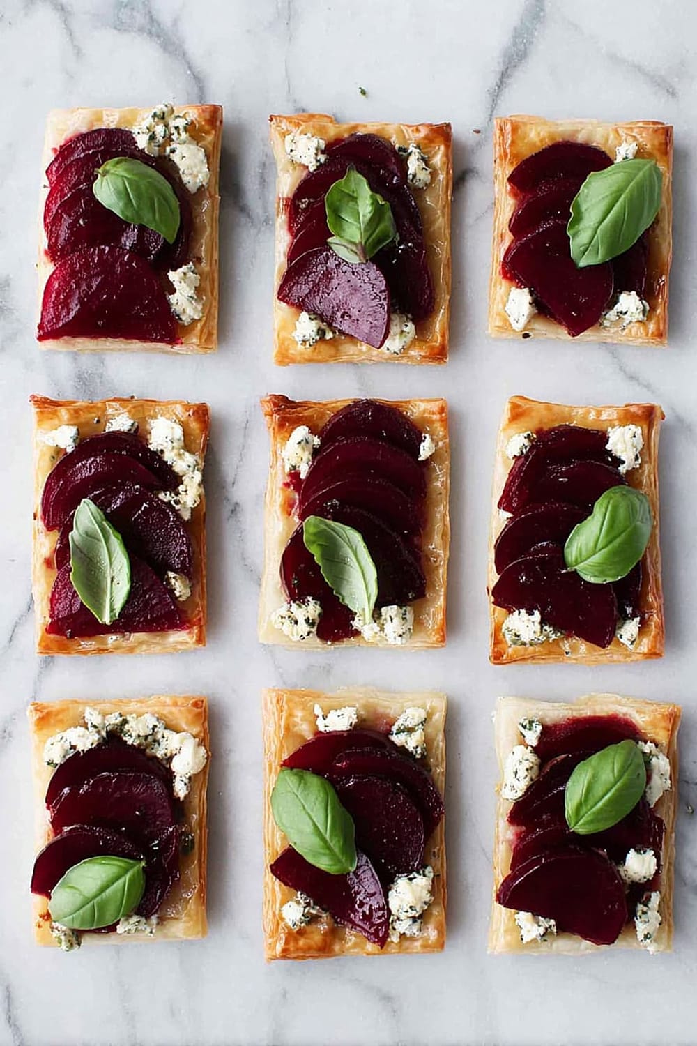 Beet and Goat Cheese Tart (5 ingredients!)