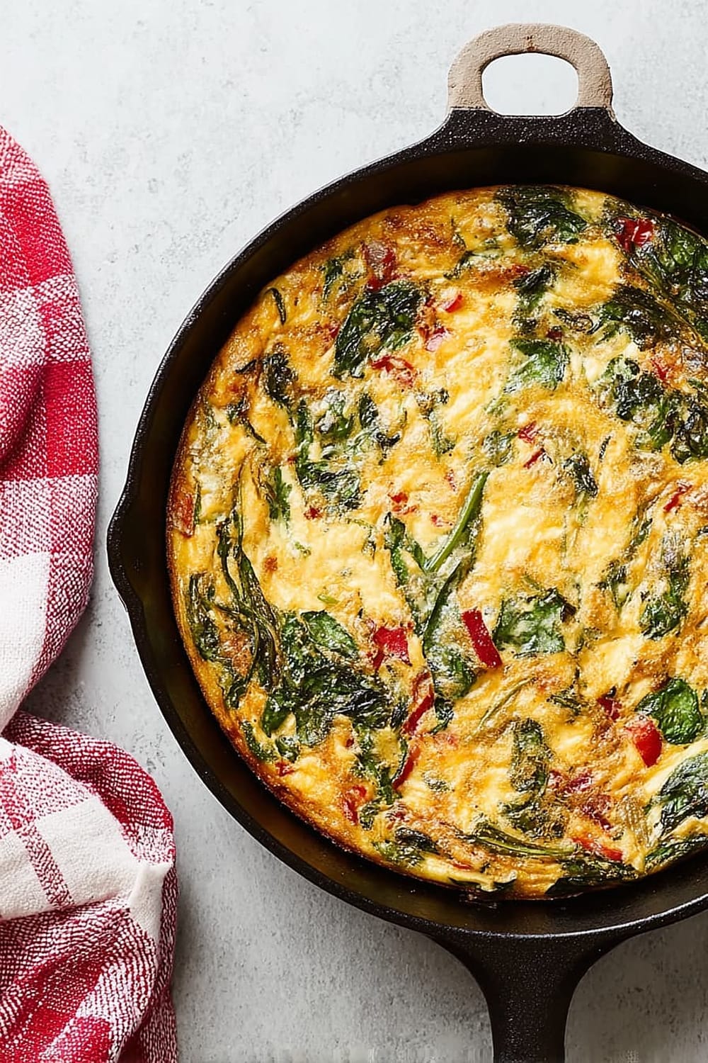 No-Chop, High-Protein Veggie Frittata