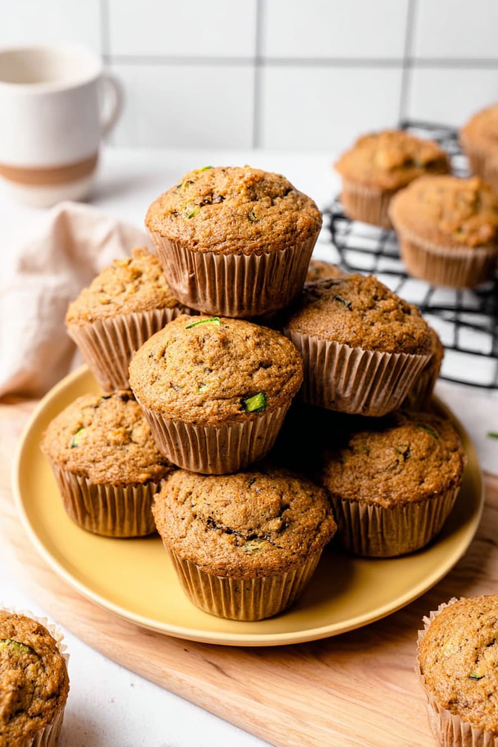 Spiced Chai Zucchini Muffins