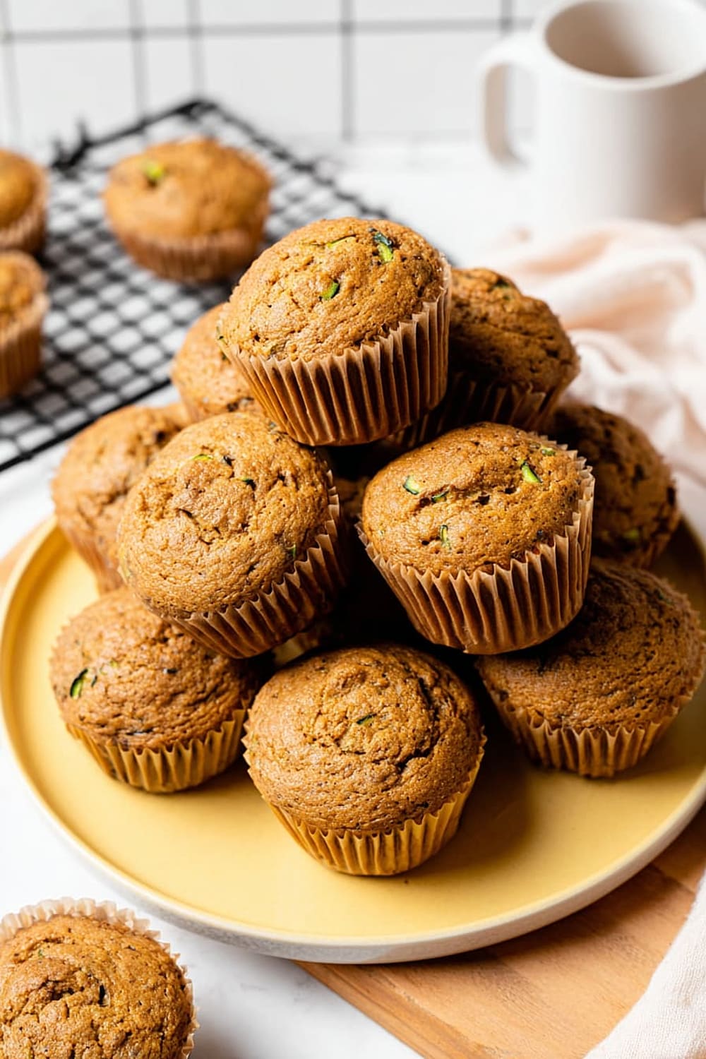Spiced Chai Zucchini Muffins