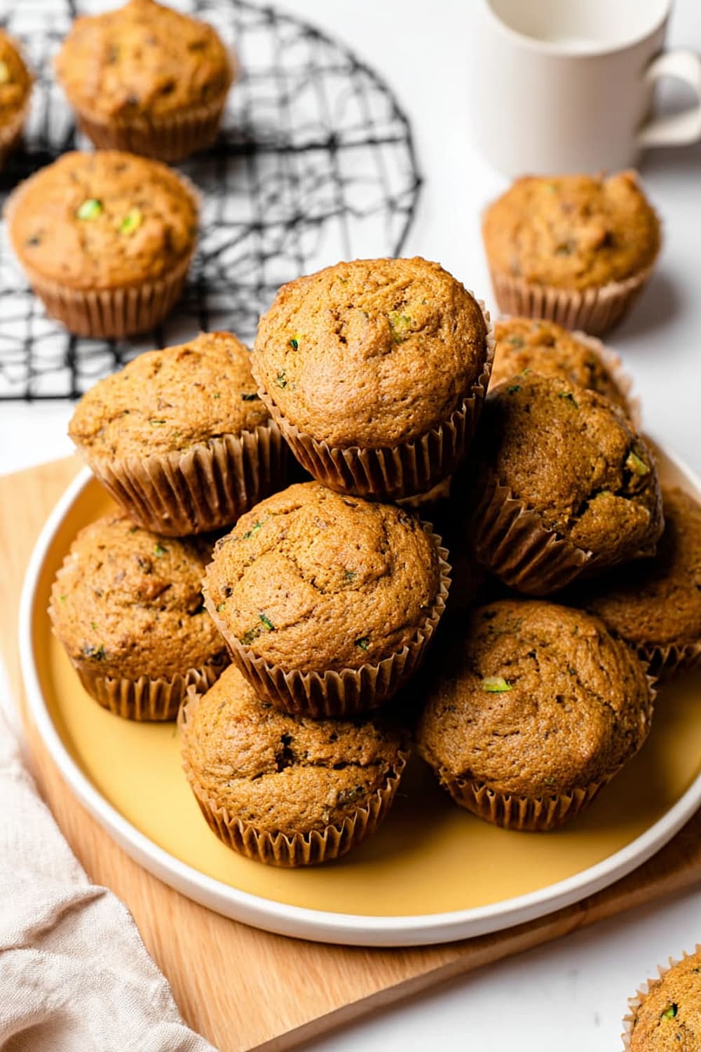 Spiced Chai Zucchini Muffins