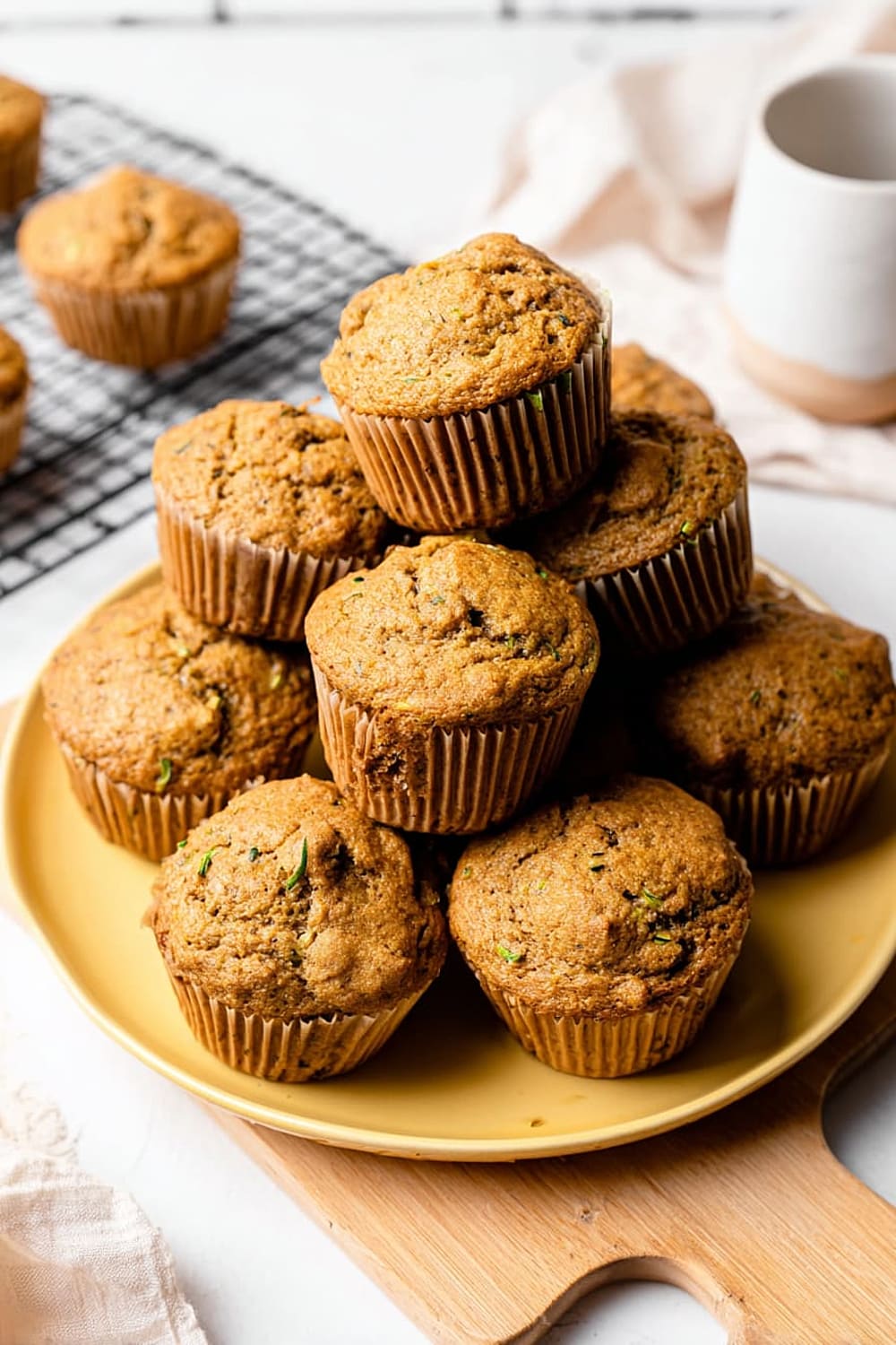 Spiced Chai Zucchini Muffins