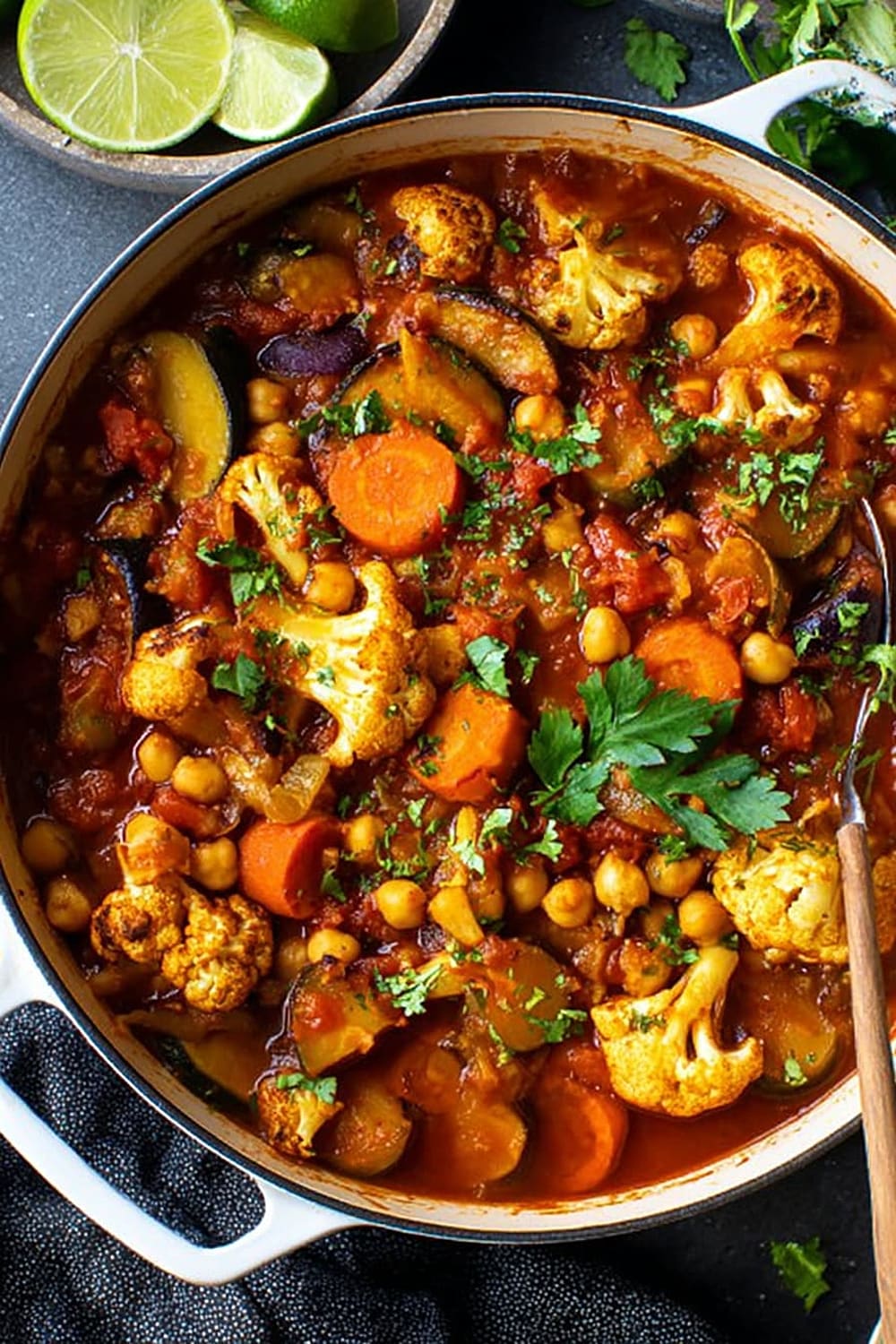 Easy, One Pot, Moroccan Vegetable Tagine