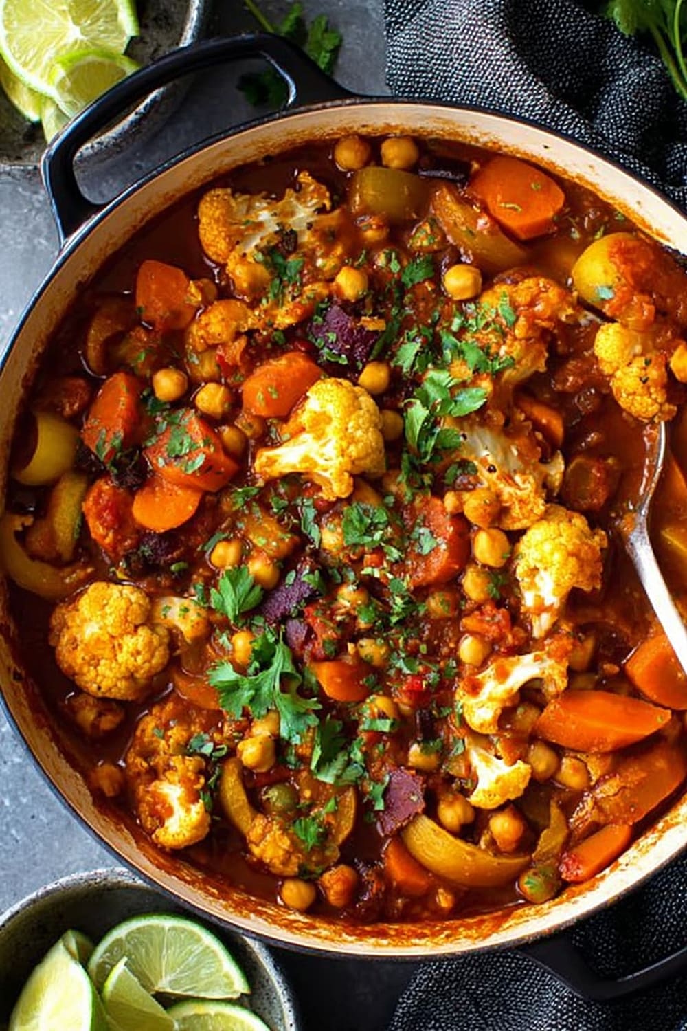 Easy, One Pot, Moroccan Vegetable Tagine