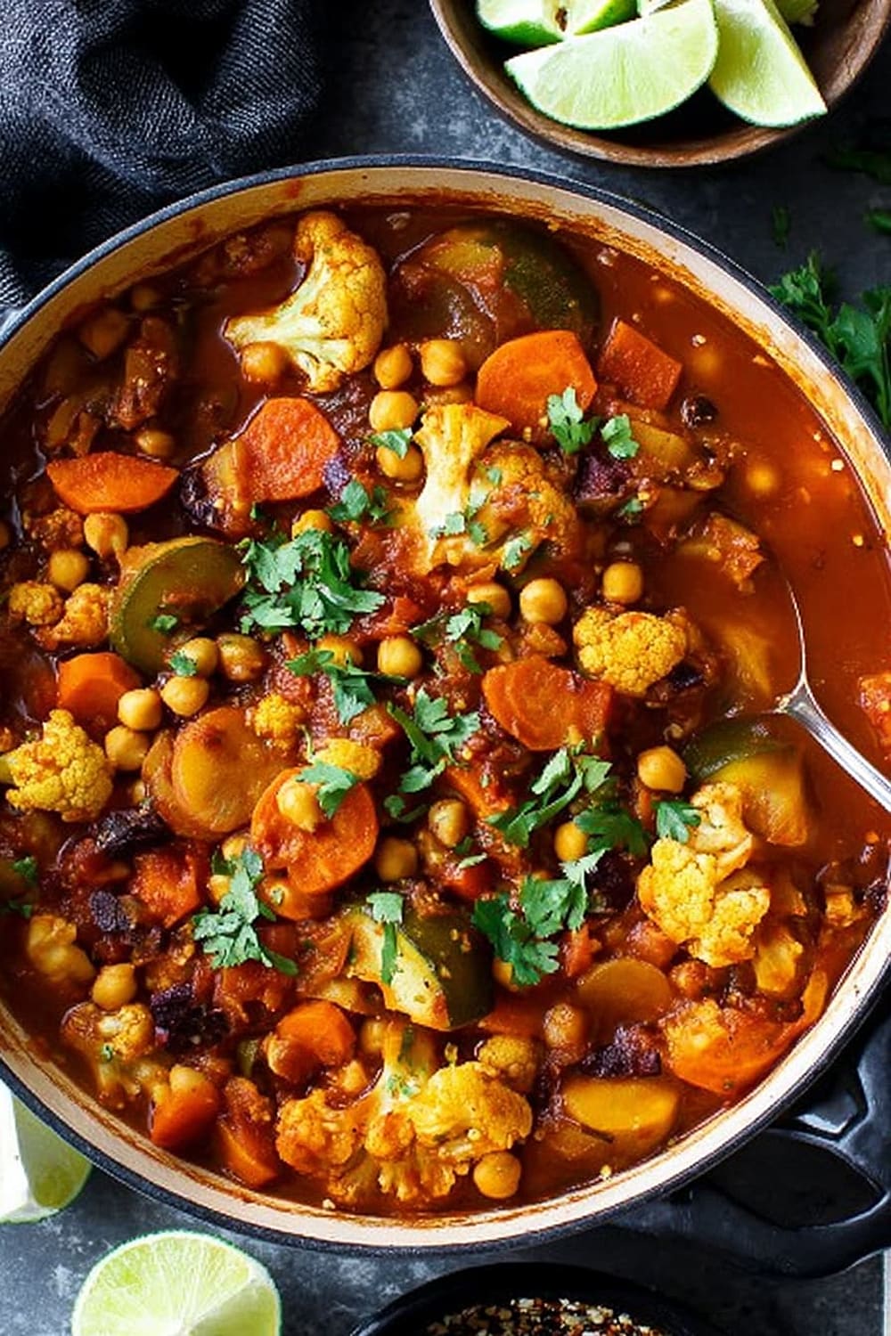 Easy, One Pot, Moroccan Vegetable Tagine