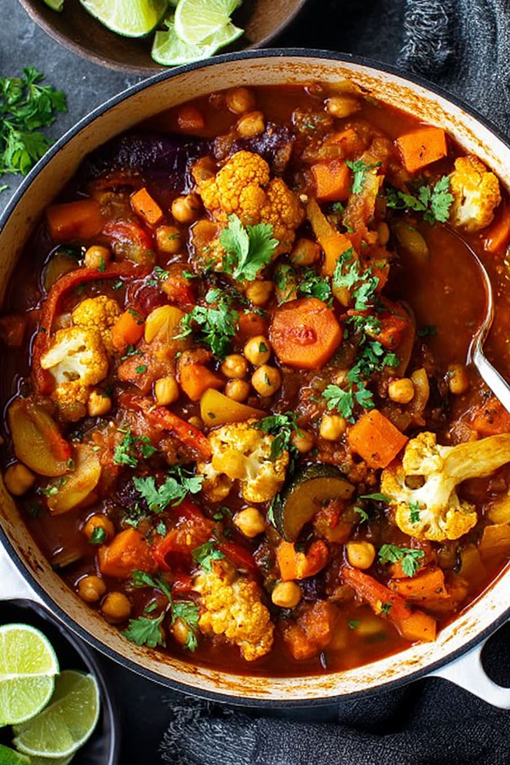 Easy, One Pot, Moroccan Vegetable Tagine