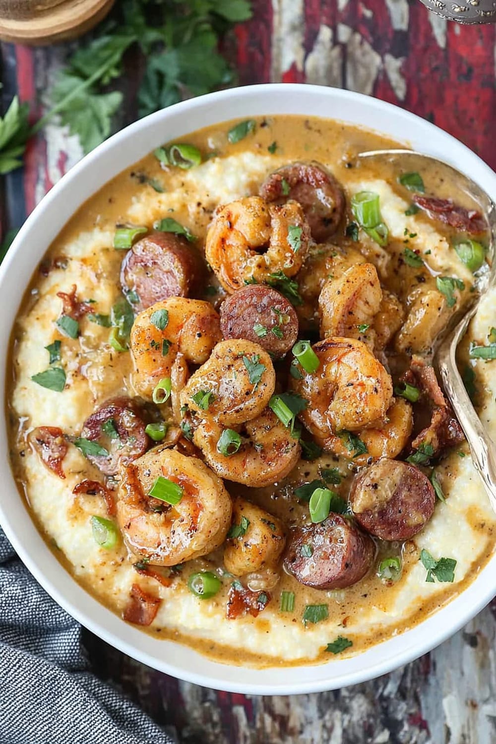 Cajun Shrimp and Grits