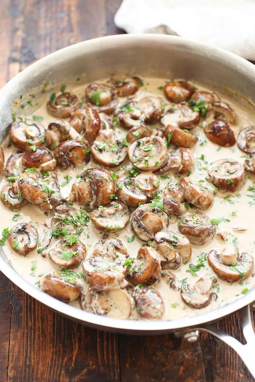 Easy Creamy Mushrooms