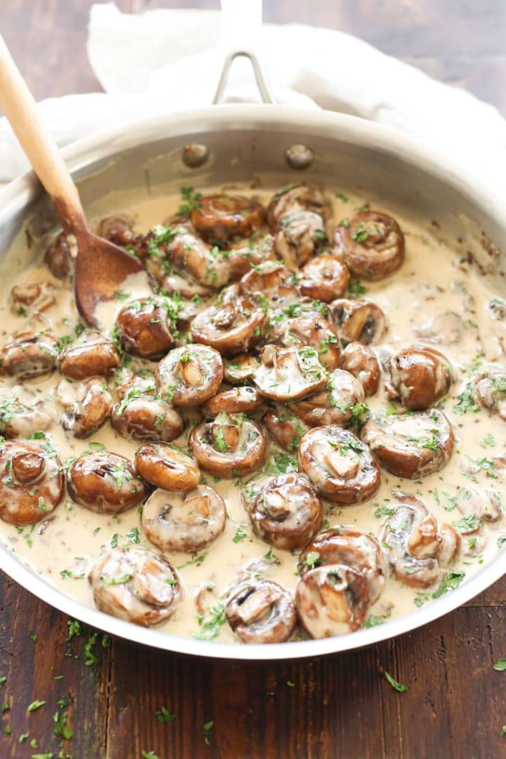 Easy Creamy Mushrooms