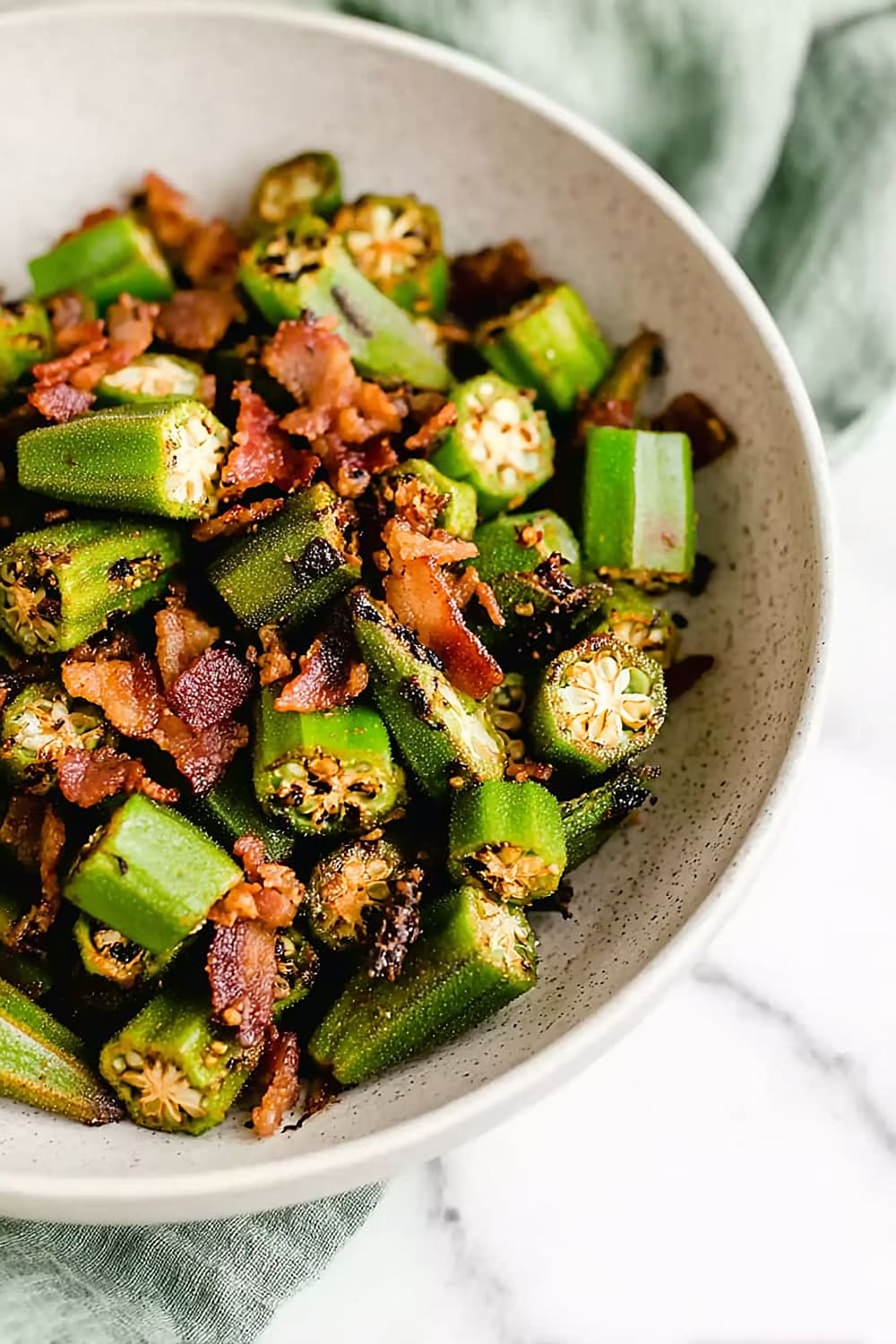 Southern Bacon and Okra Skillet