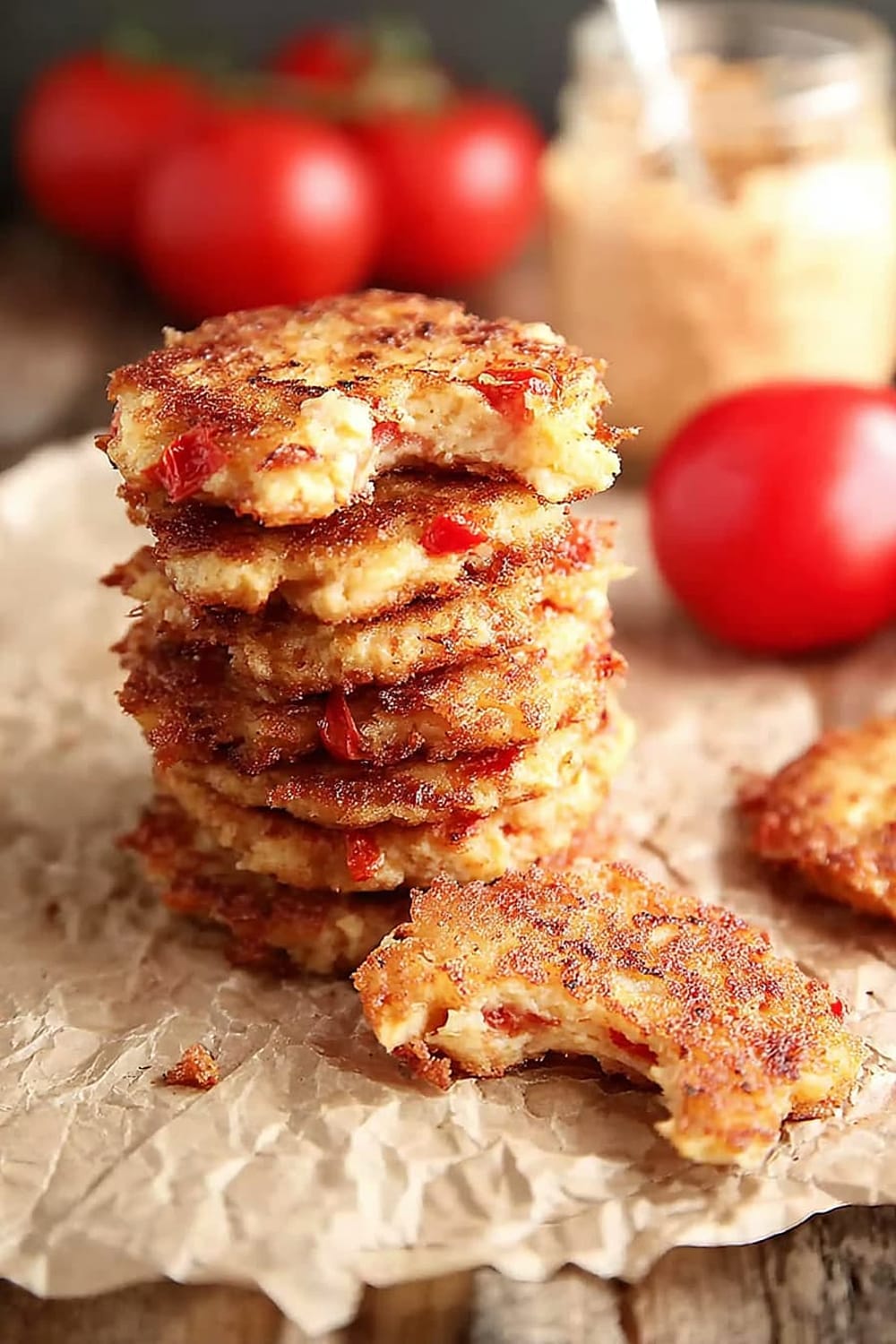 Tomato and Pimento Cheese Fritters