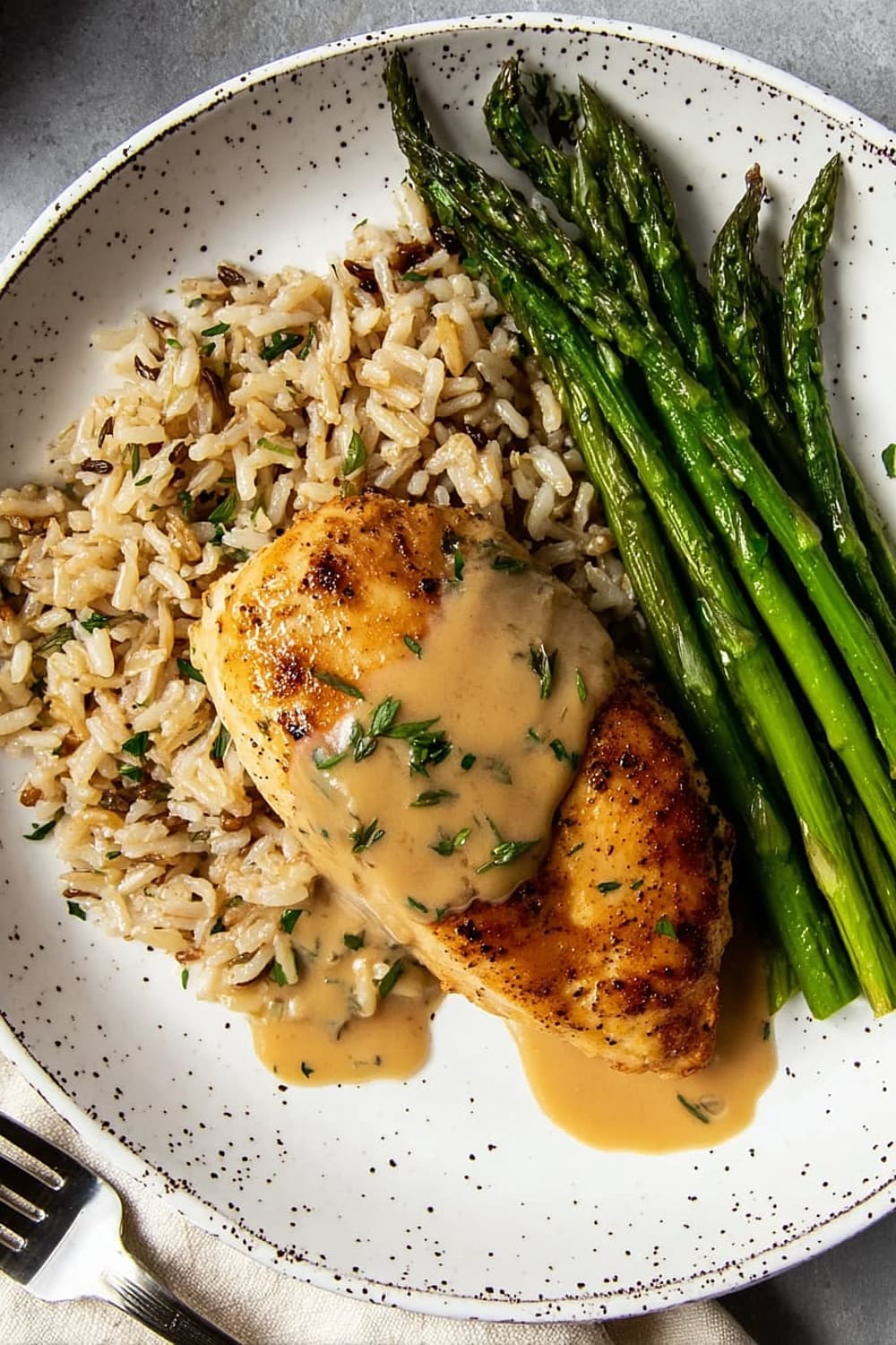 Pan Seared Chicken Breast with Sherry Thyme Pan Sauce