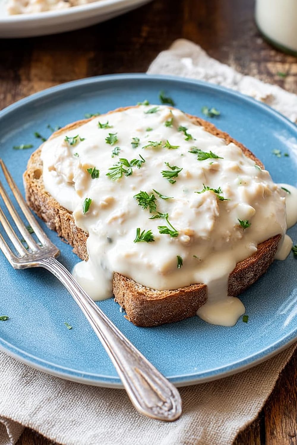 Creamed Tuna on Toast