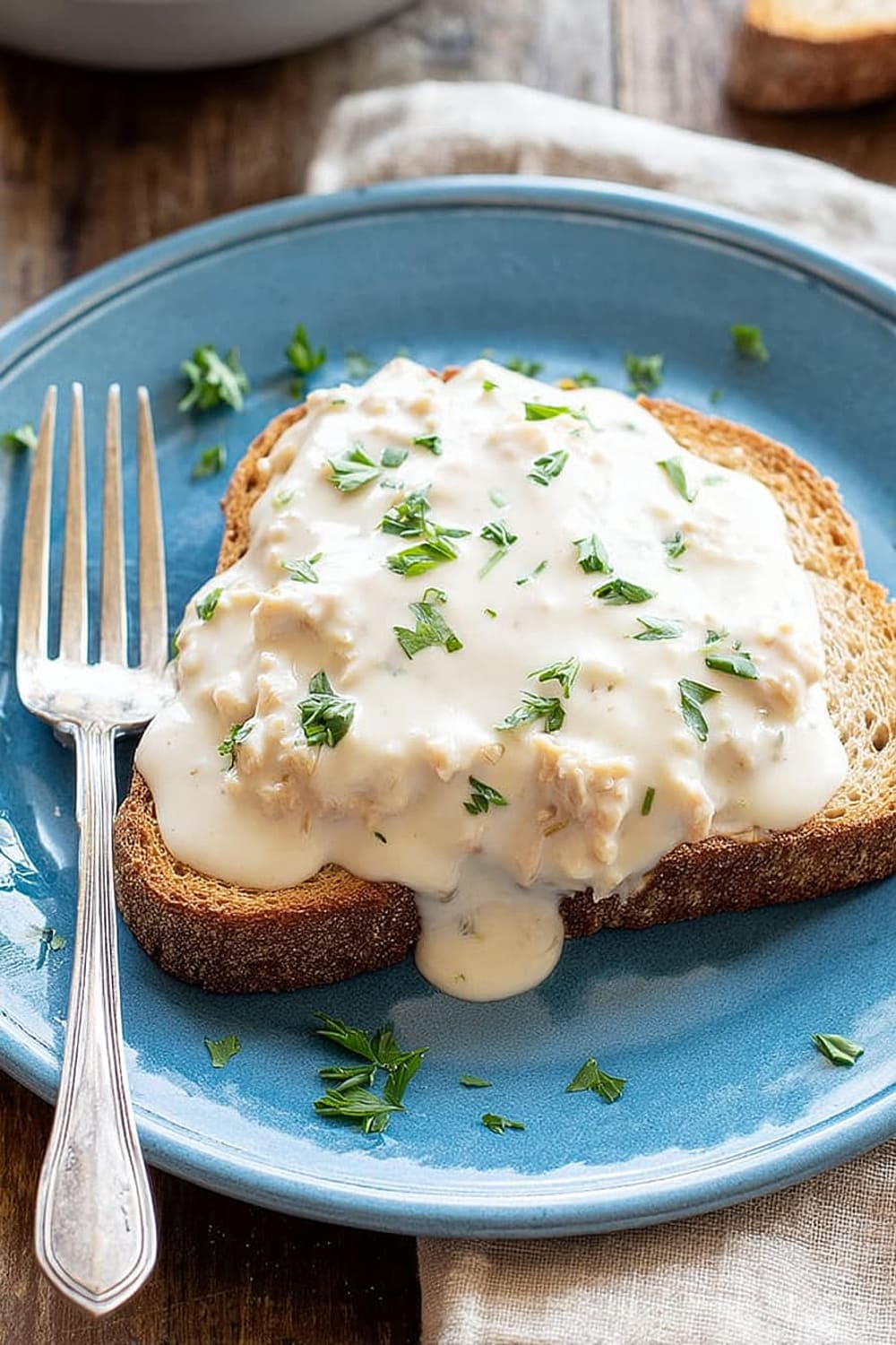 Creamed Tuna on Toast