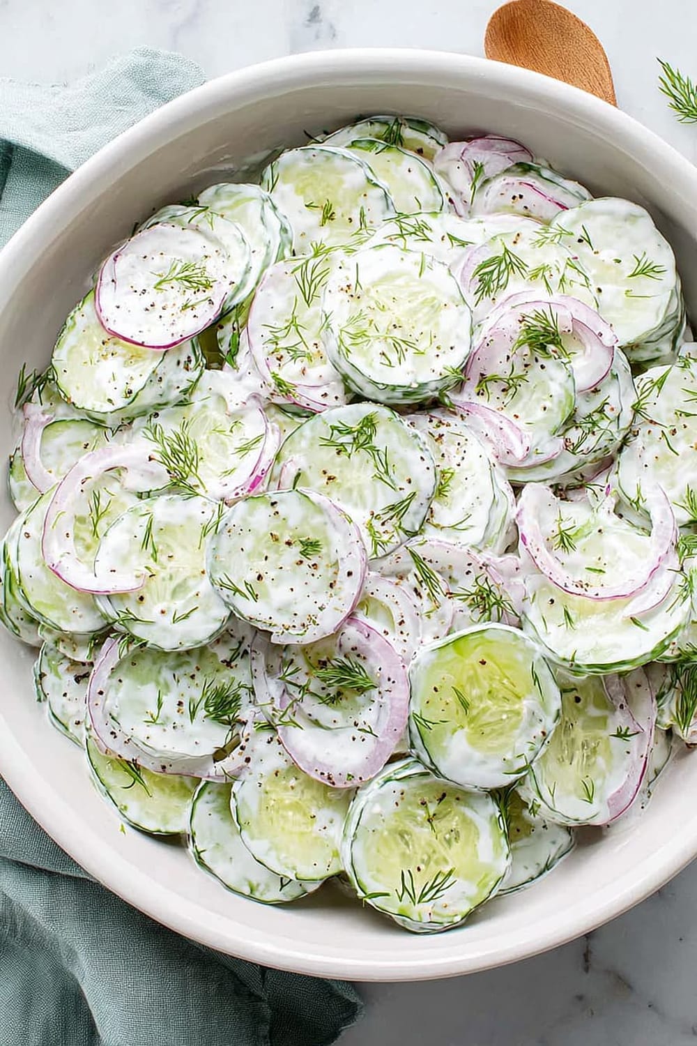 Creamy Cucumber Salad