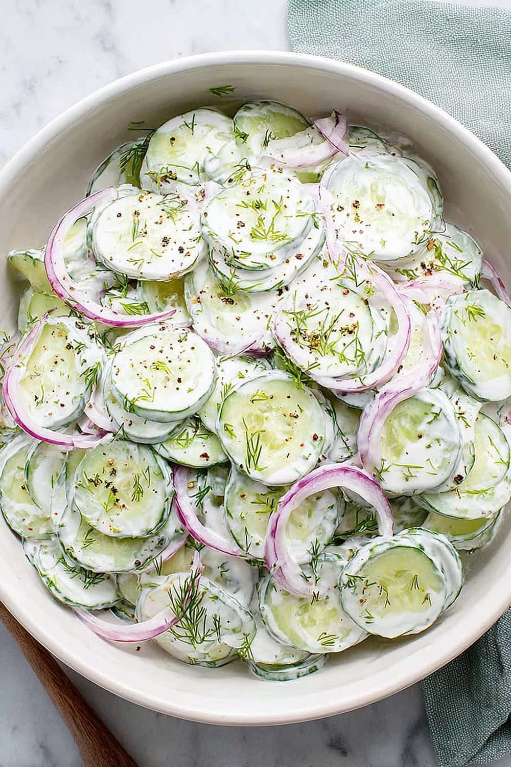 Creamy Cucumber Salad