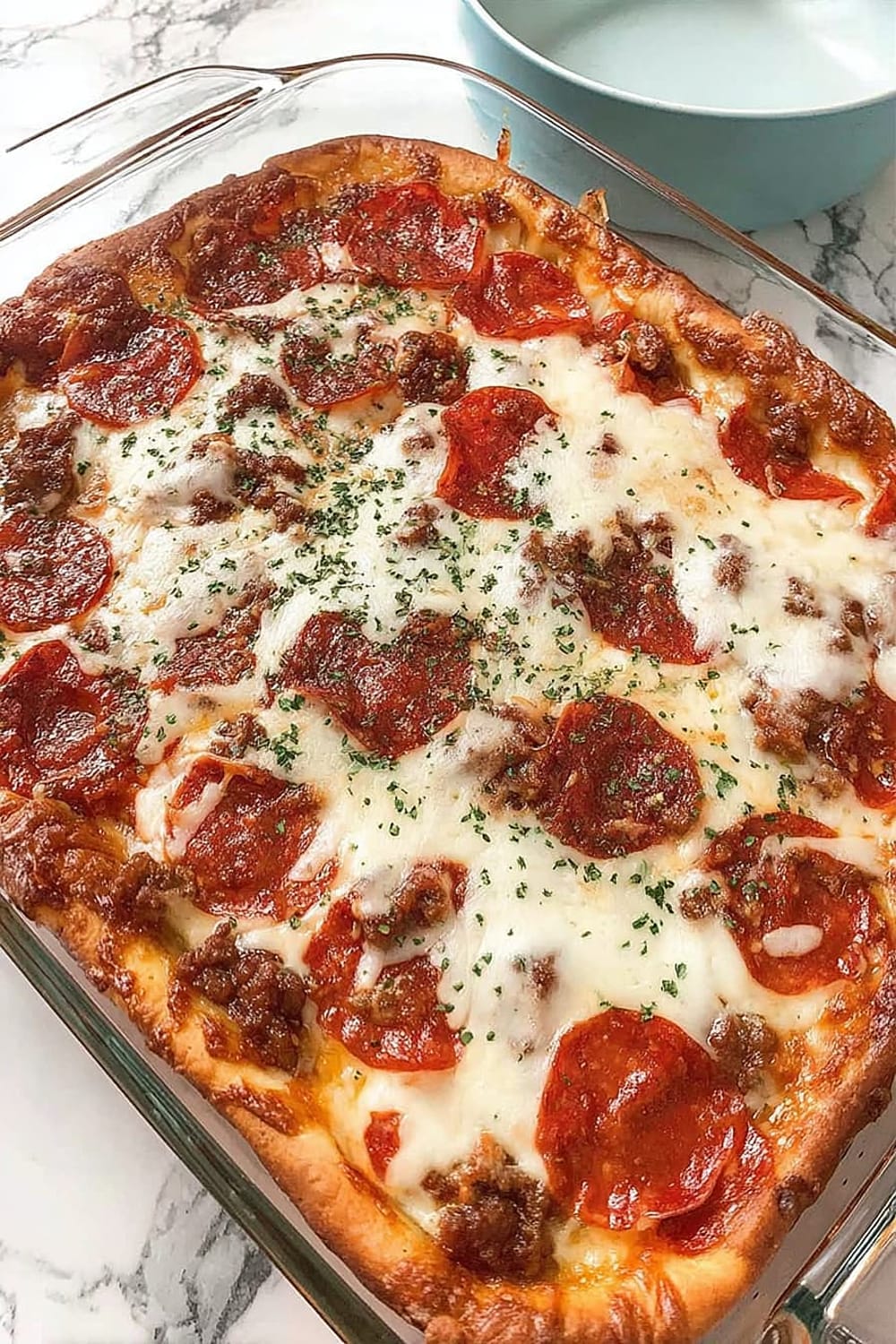 Deep Dish Pizza Casserole