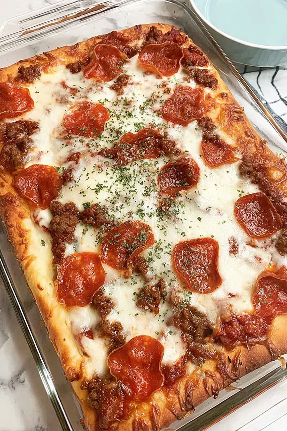 Deep Dish Pizza Casserole