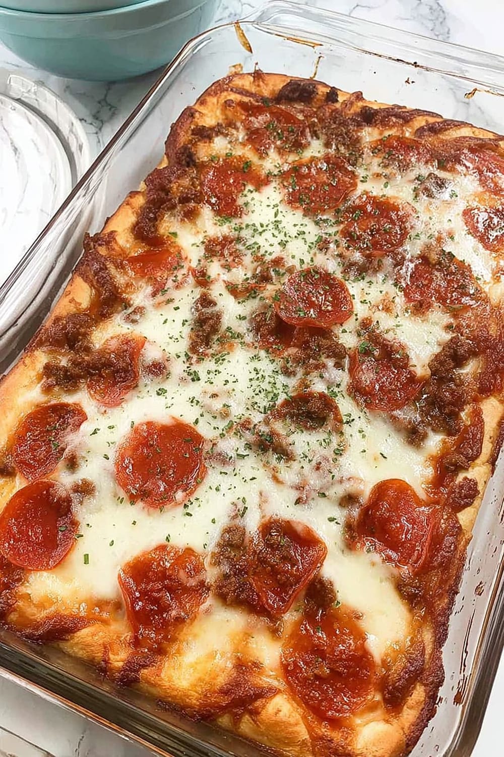 Deep Dish Pizza Casserole