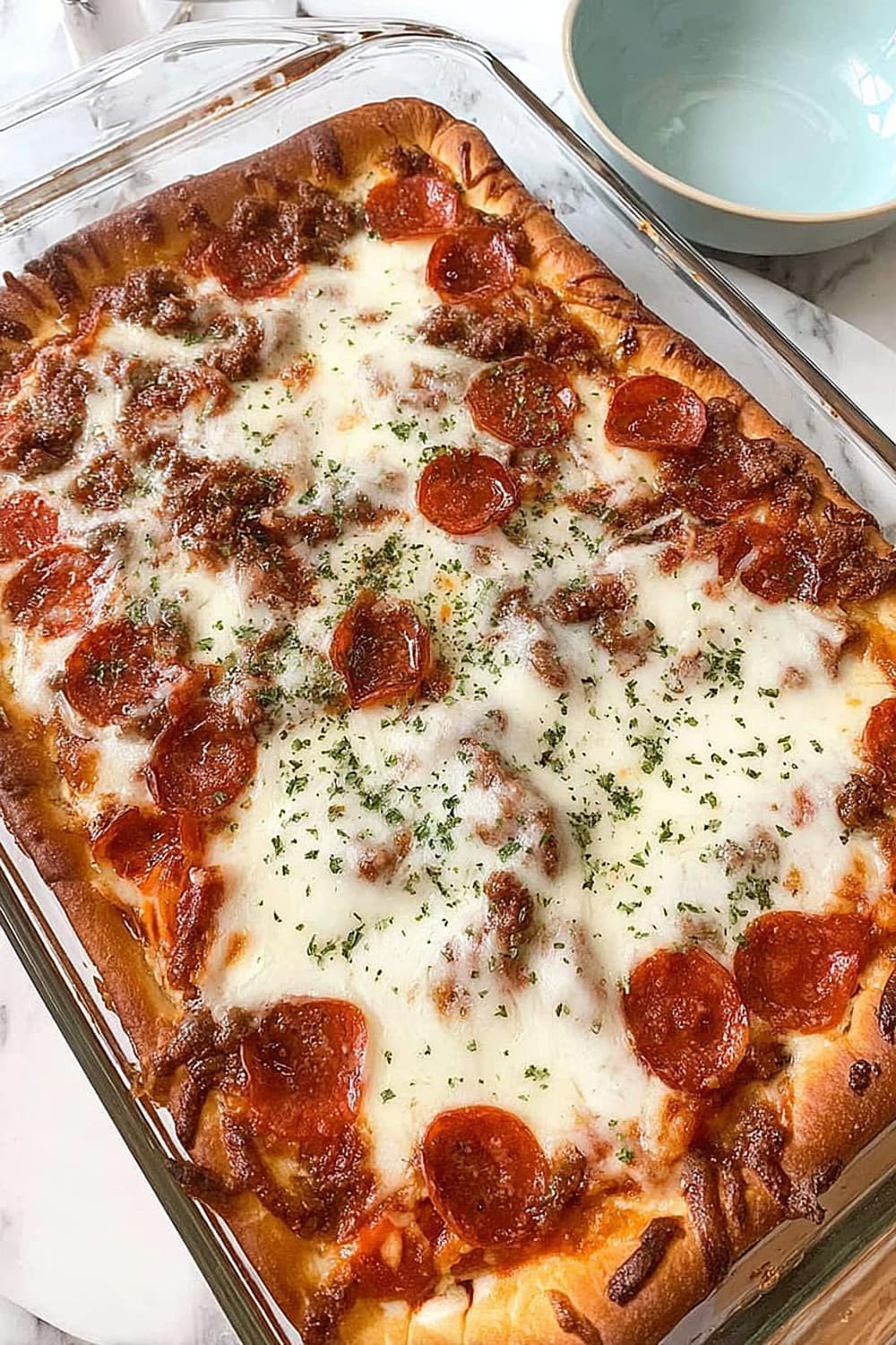 Deep Dish Pizza Casserole