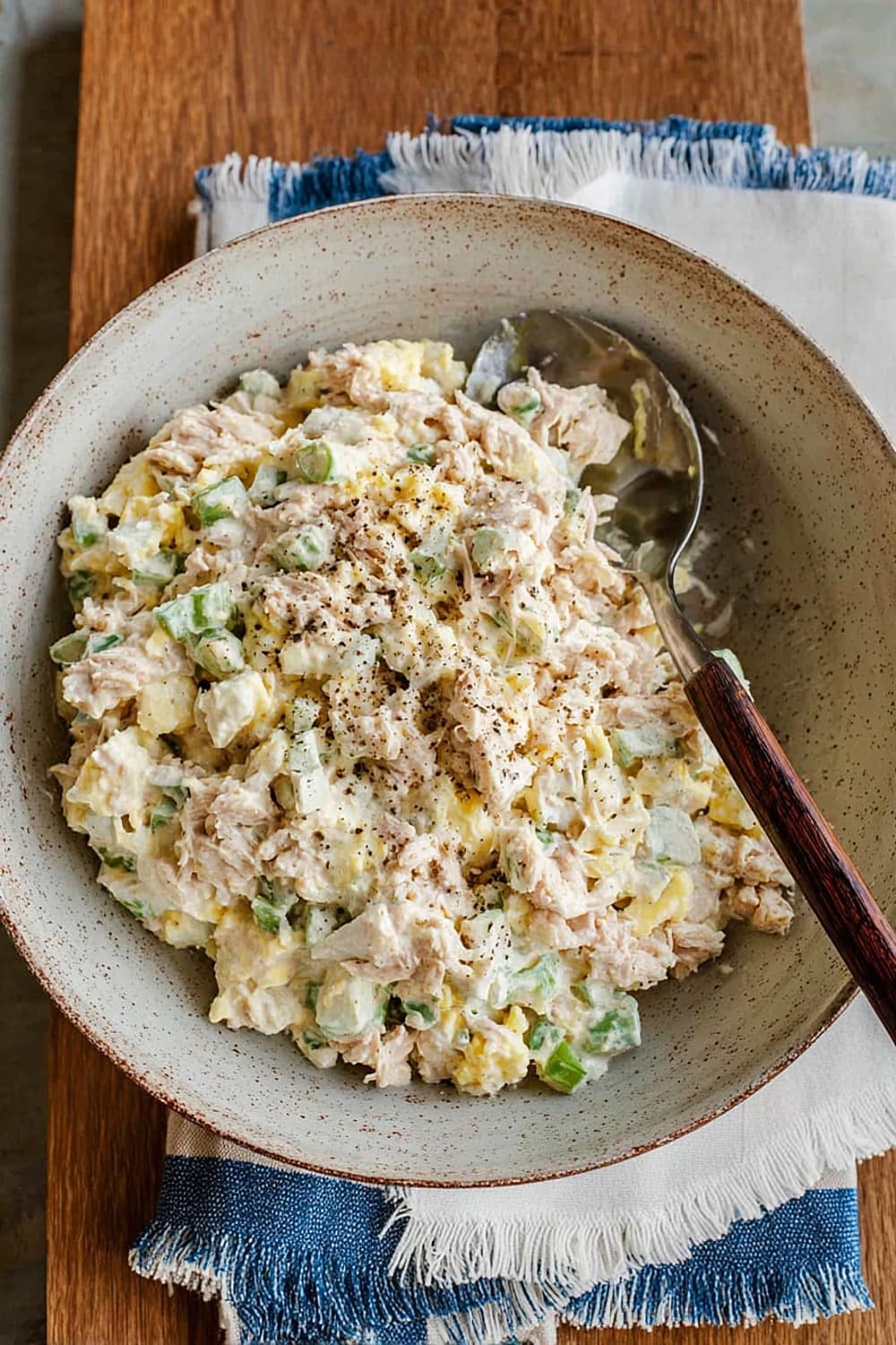 Tuna Salad with Chopped Eggs