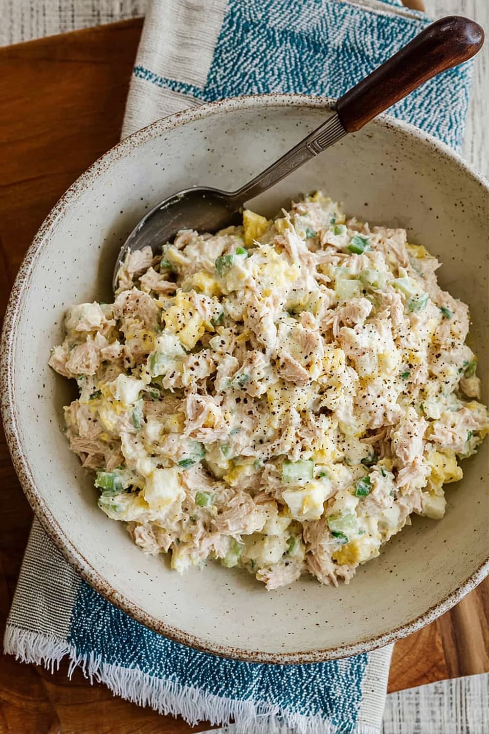 Tuna Salad with Chopped Eggs