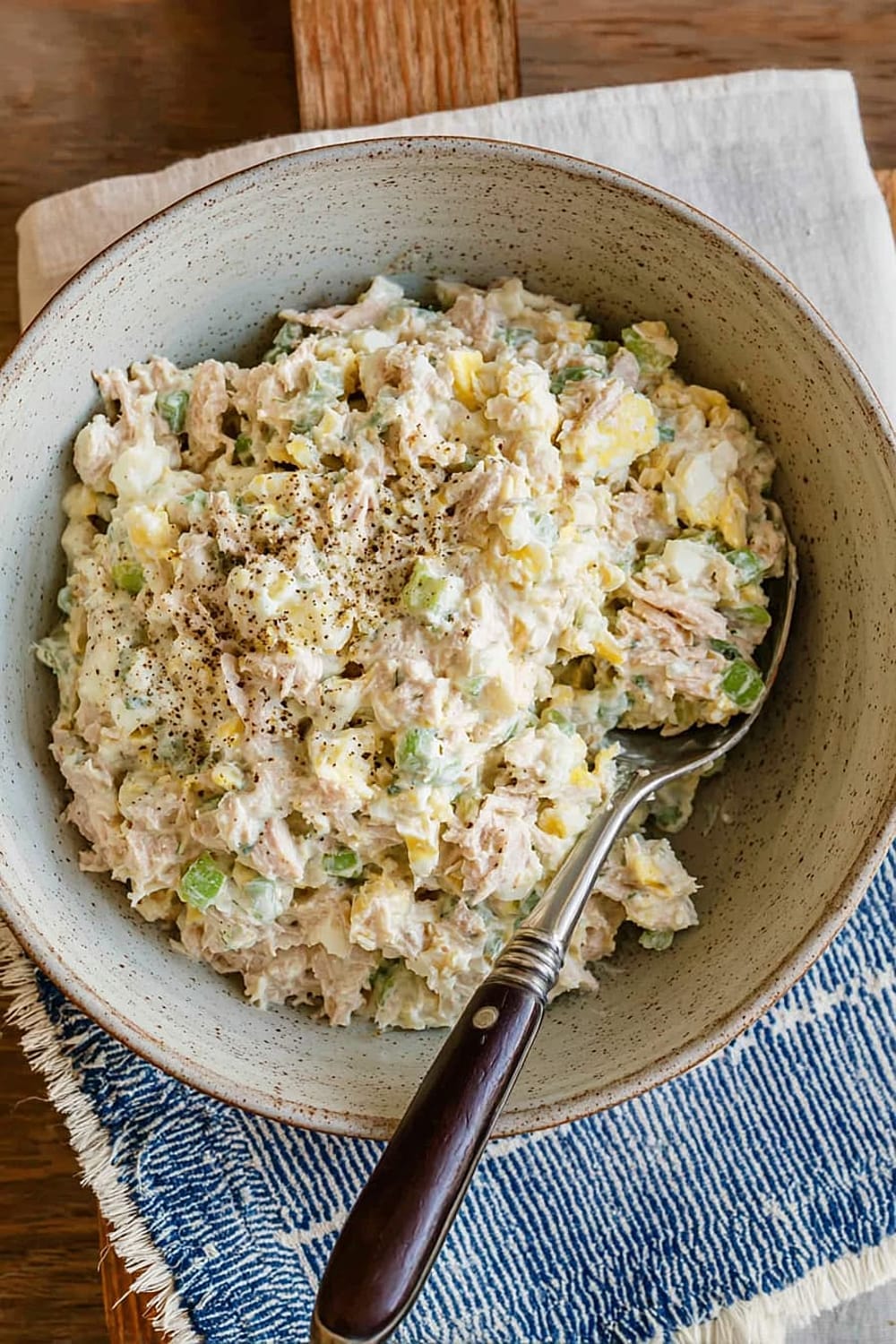Tuna Salad with Chopped Eggs