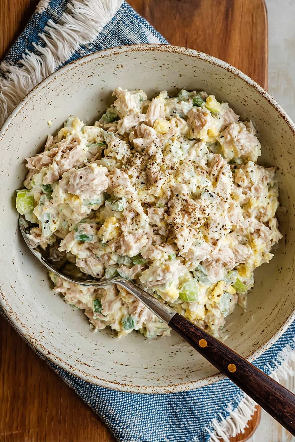 Tuna Salad with Chopped Eggs