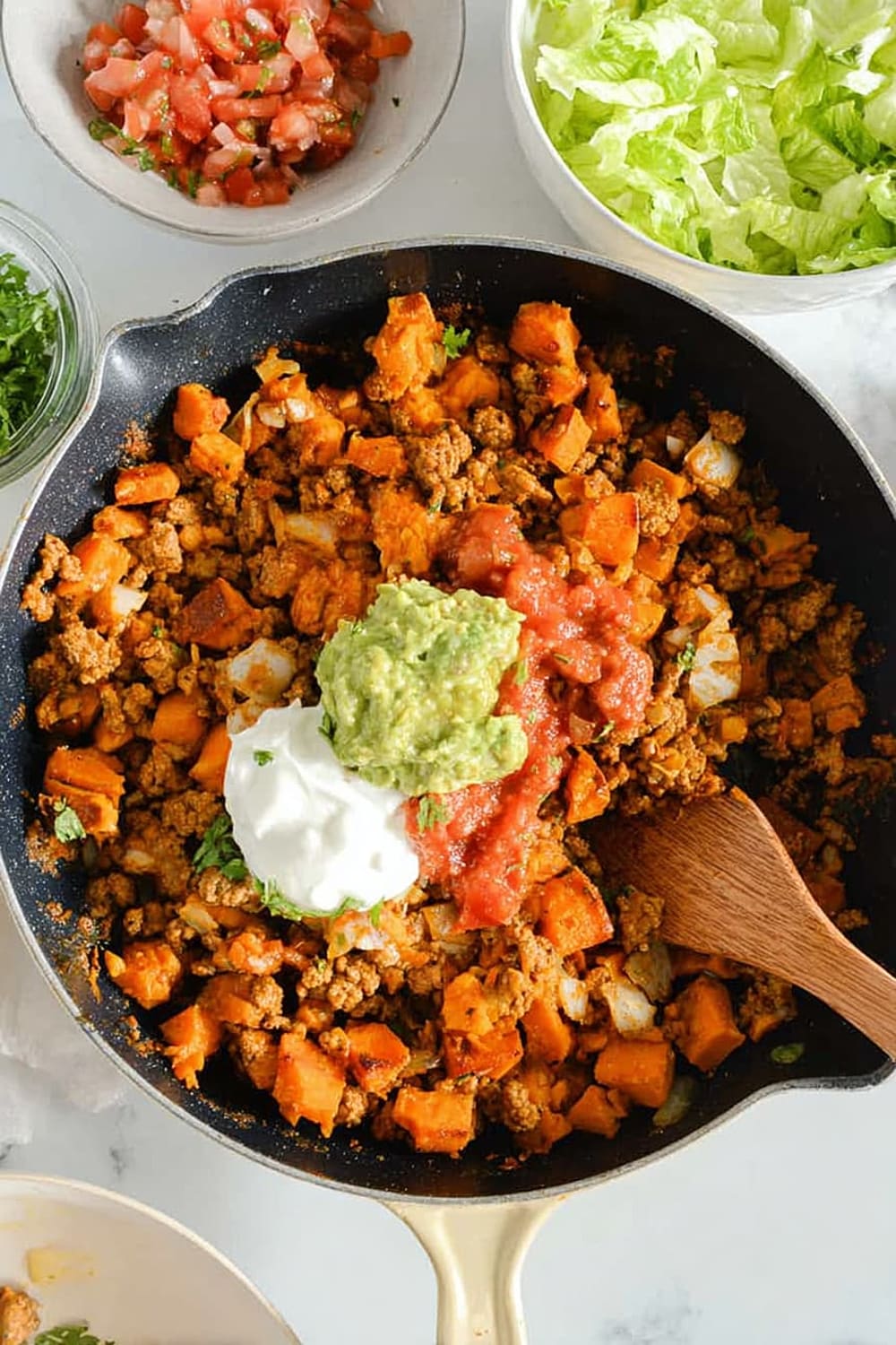 Ground Turkey Sweet Potato Skillet