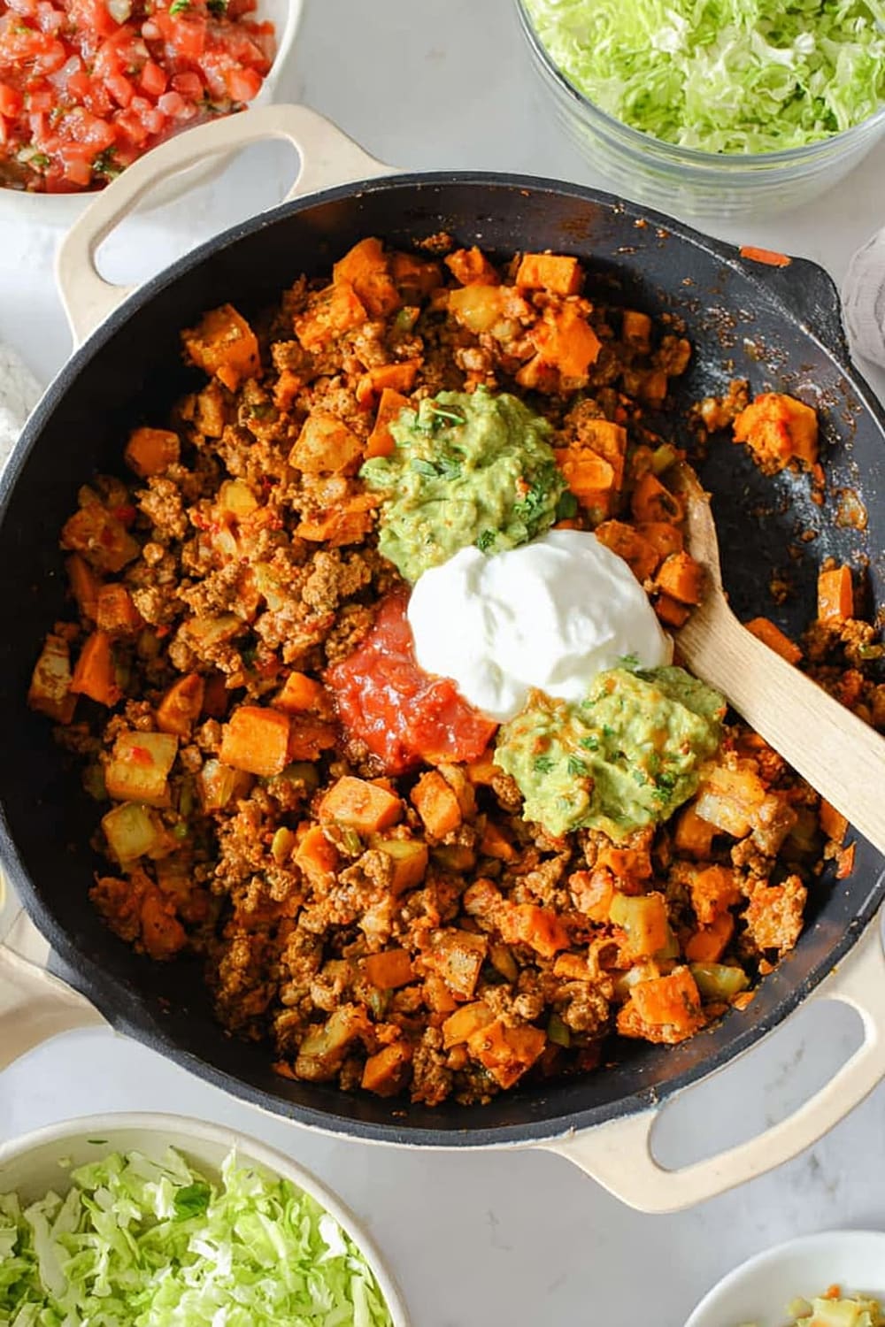 Ground Turkey Sweet Potato Skillet
