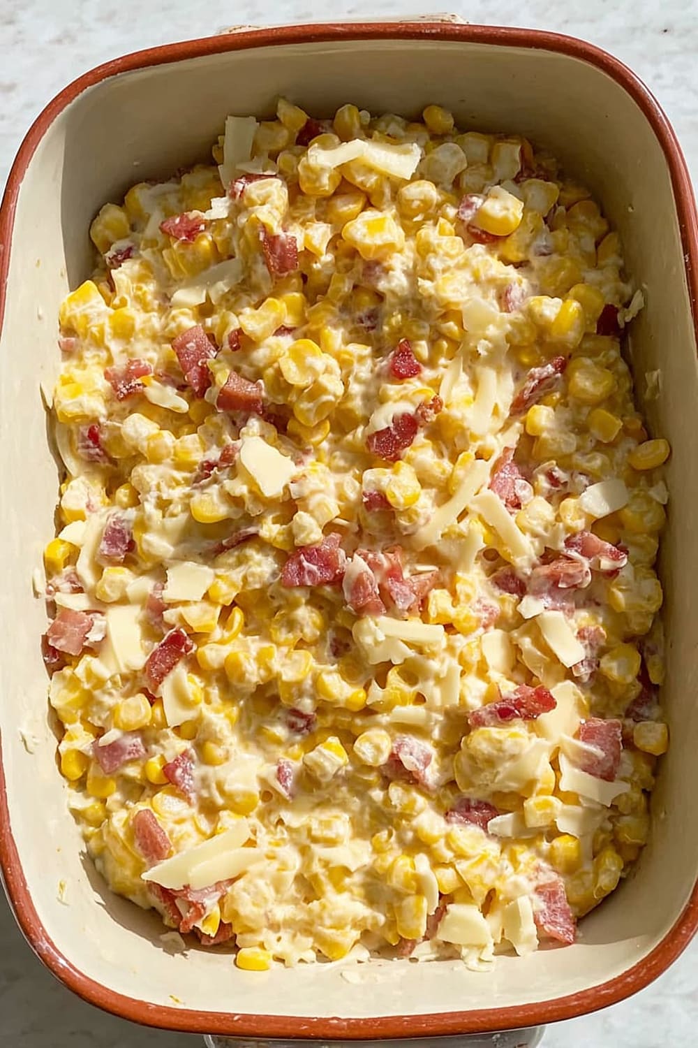 5-Ingredient Cheesy Corn Bake