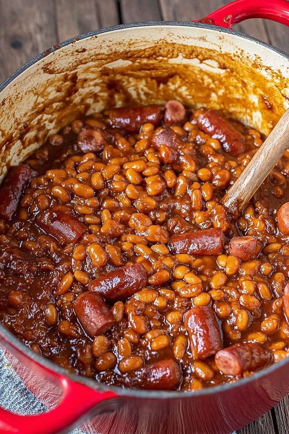 Smoked Franks and Beans